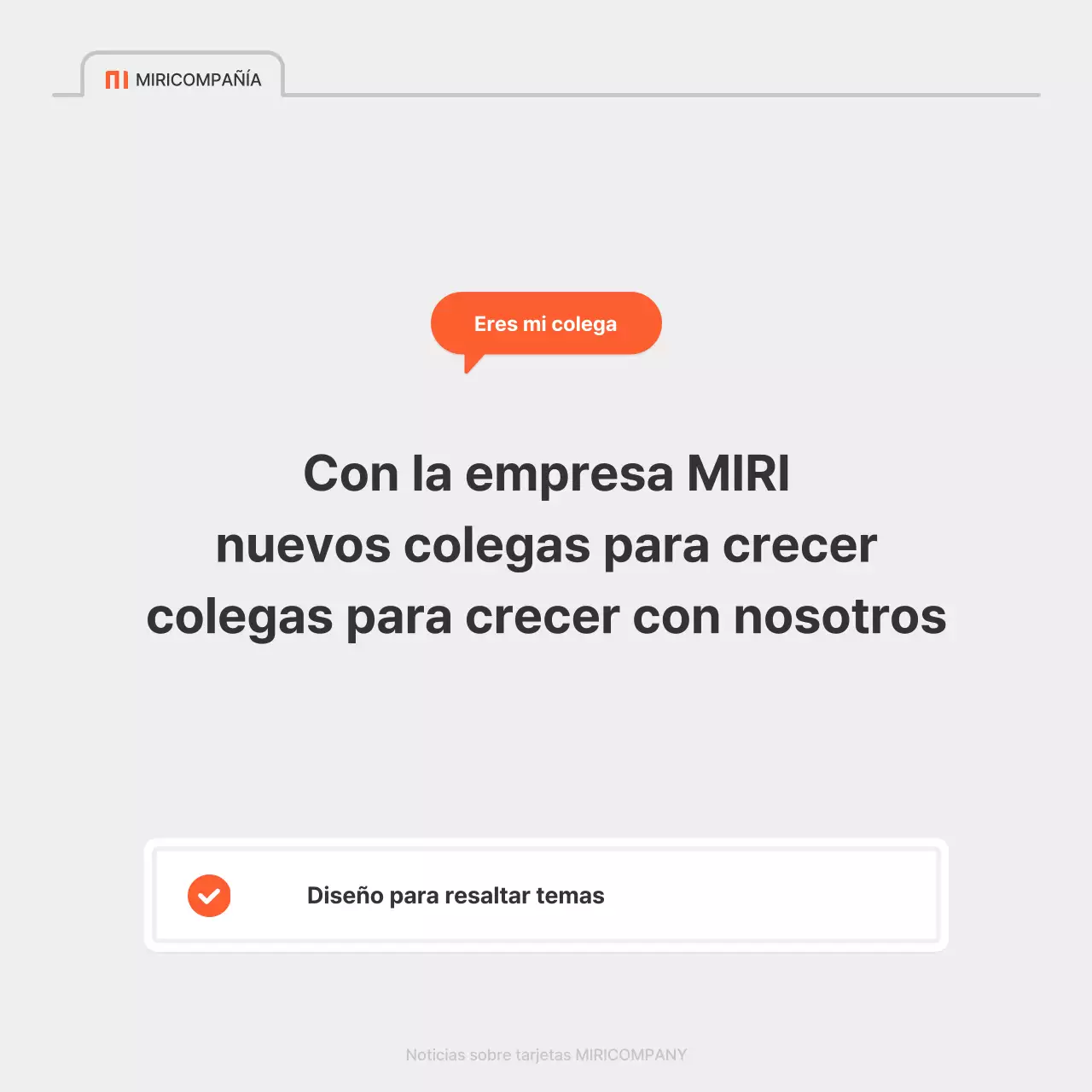 Un sencillo anuncio de empleo en rojo y gris