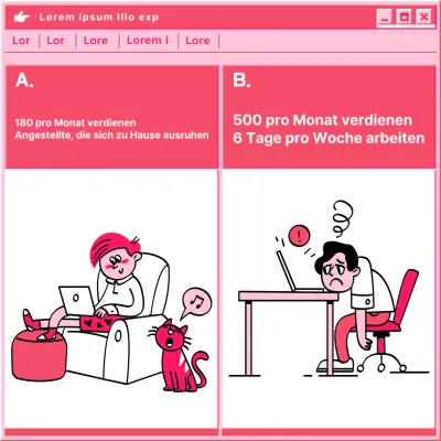 Ein einfaches Balancierspiel in Pink und Rosa @simplebalance