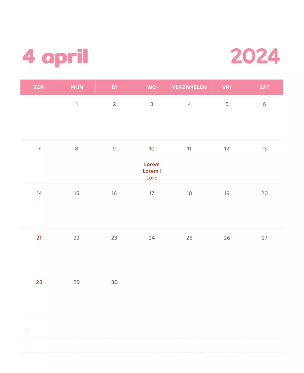 Een kalender met kleurrijke, emotionele illustraties