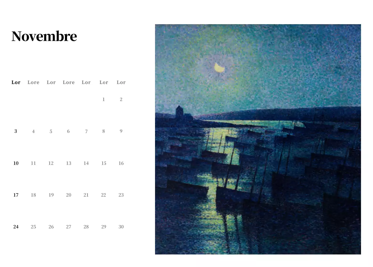 Un capolavoro semplice e classico in nero e grigio