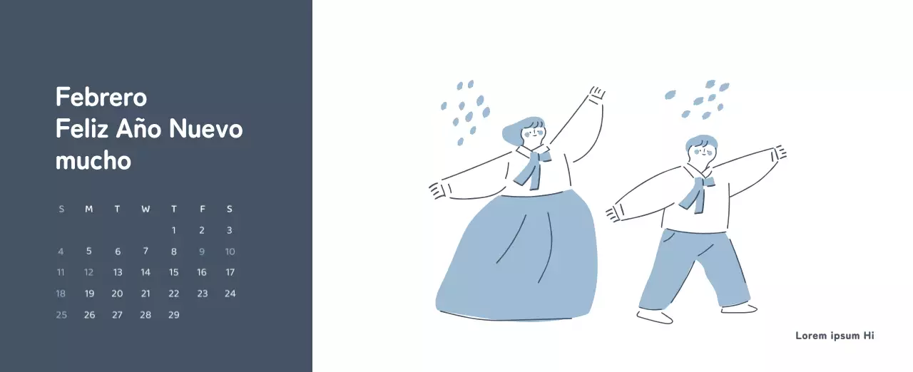 Un calendario con ilustraciones llenas de color y emoción