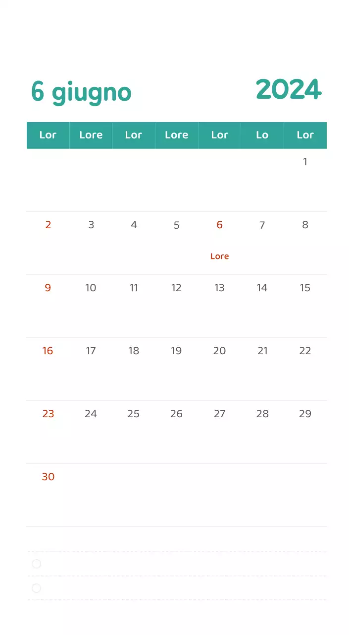Un calendario con illustrazioni colorate ed emozionali