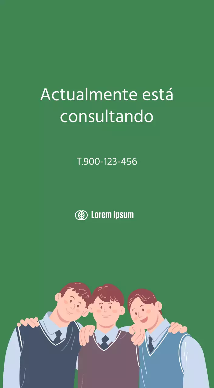 Calendario con ilustraciones juveniles sobre fondo amarillo y verde