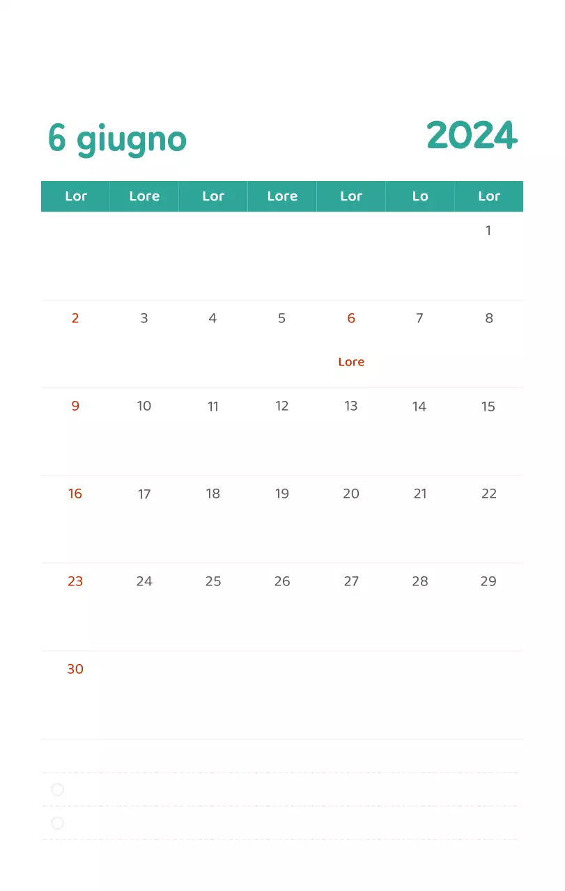 Un calendario con illustrazioni colorate ed emozionali