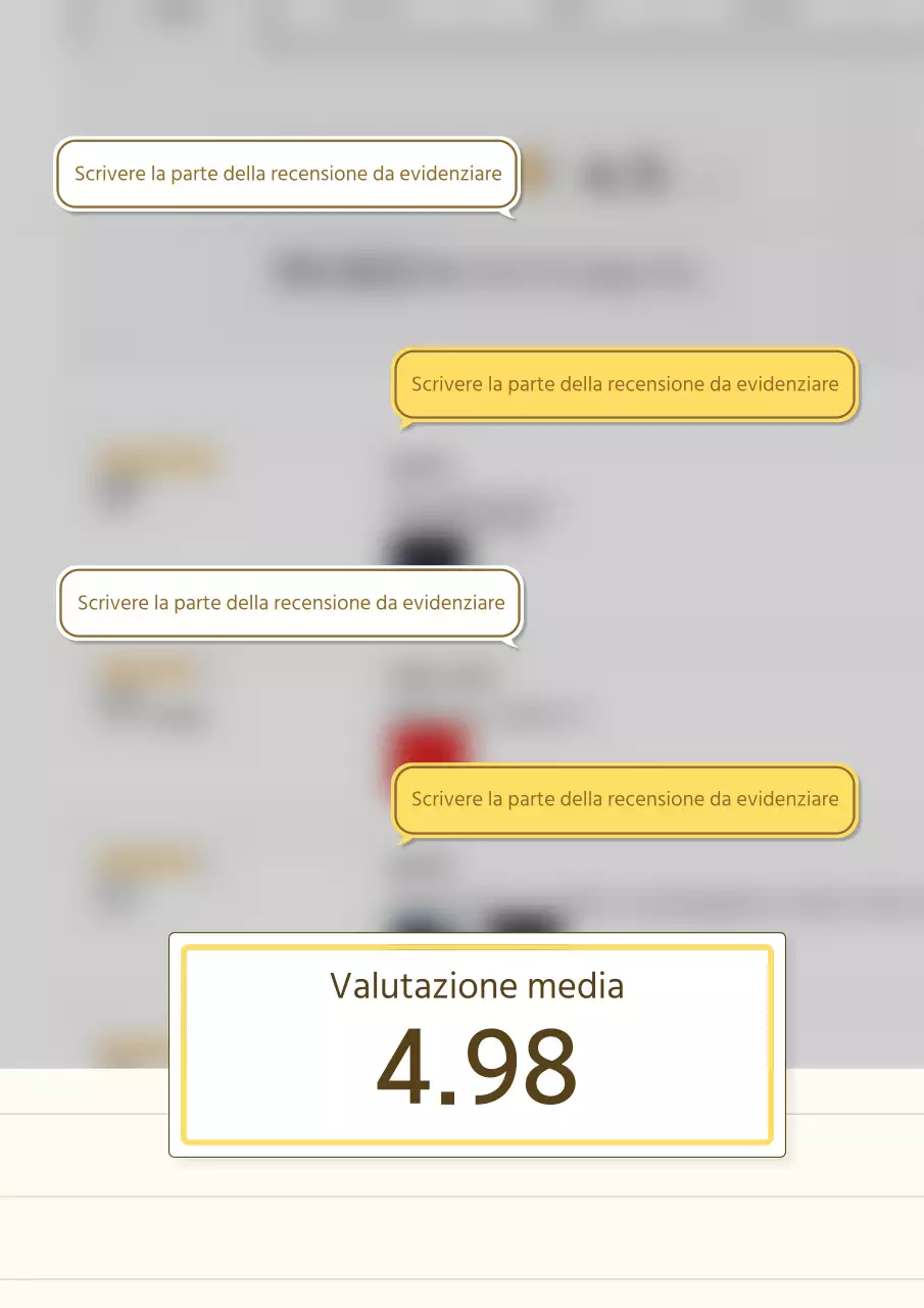 Una semplice presentazione di prodotto per lo storytelling in giallo e beige