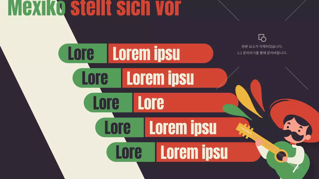 Ein kitschiger Führer durch Mexiko in Rot und Grün