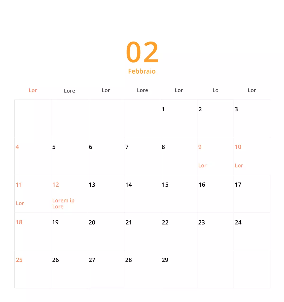 Simpatico calendario da tavolo illustrato verde a tema famiglia