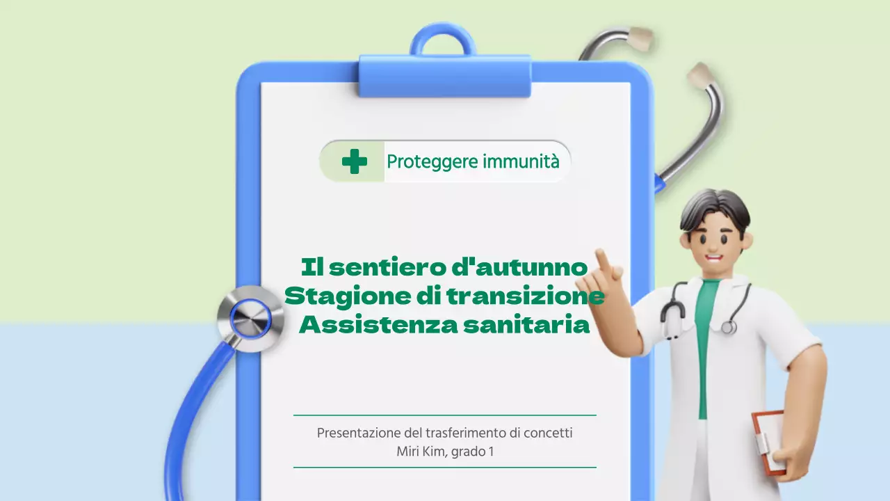 Introduzione al concetto di assistenza sanitaria stagionale con illustrazioni 3D in chartreuse e azzurro.