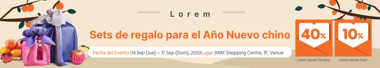 Evento de pedido anticipado del set de regalo Orange Chuseok