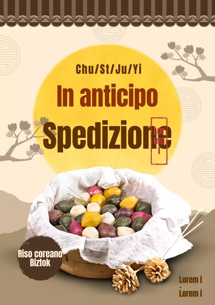 Come prenotare in anticipo le spedizioni dei tradizionali regali Chuseok beige e marroni