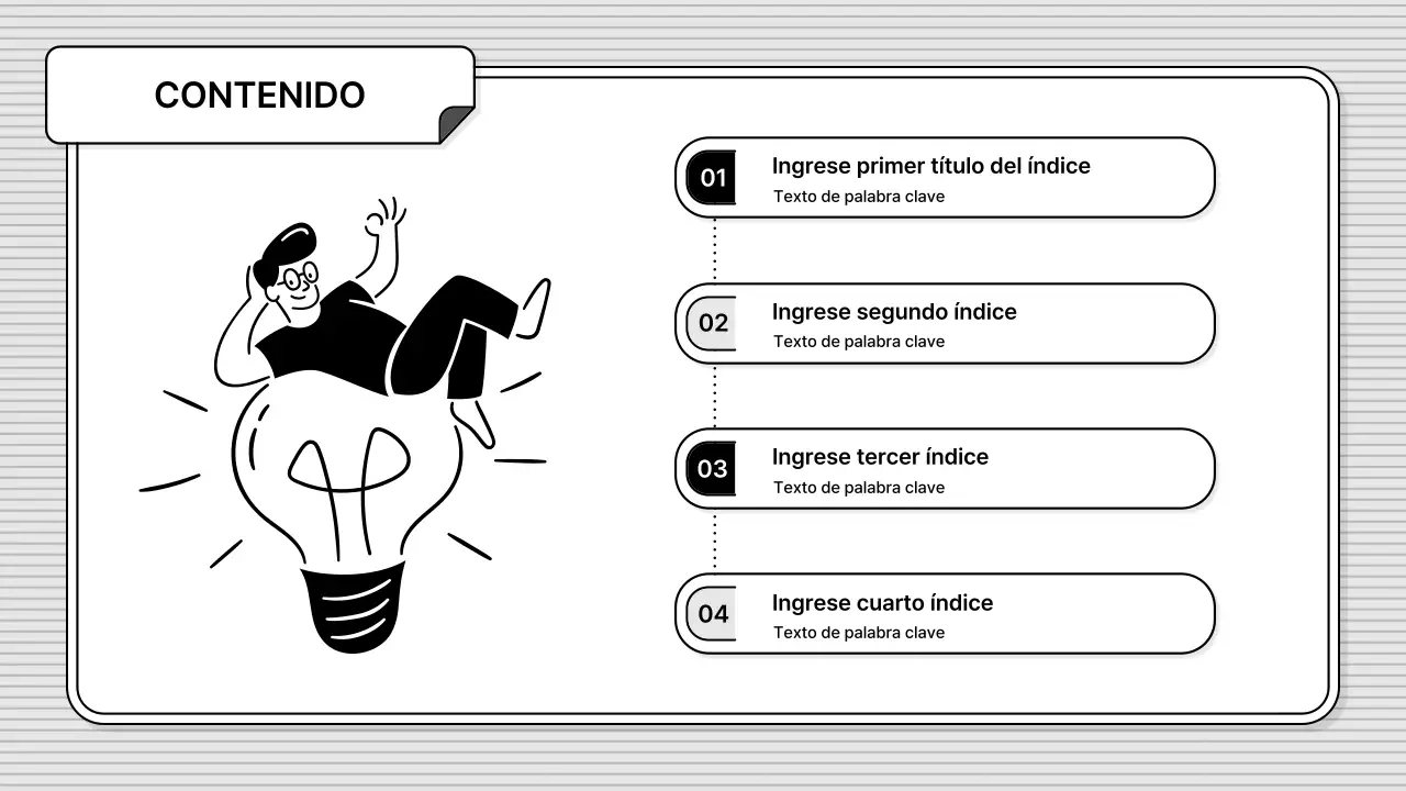 Blanco y negro, fácil de editar, estilo básico de ilustración empresarial