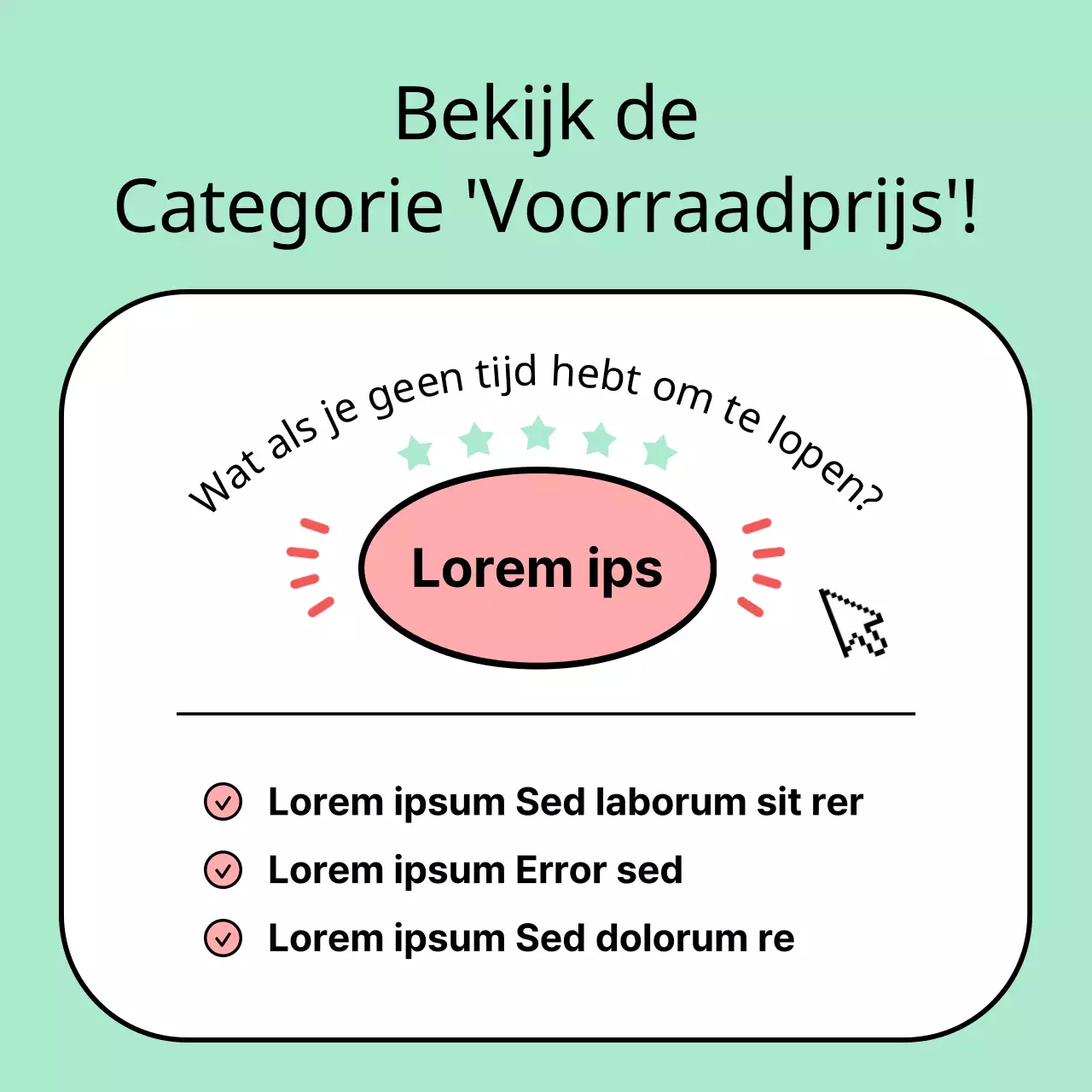 Trendy onroerend goed advertenties in rood en mint