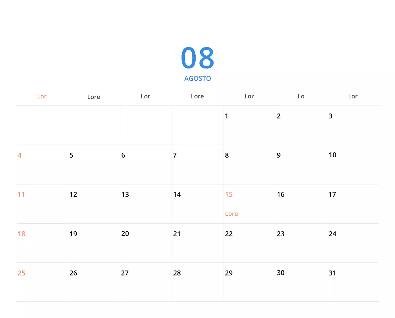 Simpatico calendario da tavolo illustrato verde a tema famiglia
