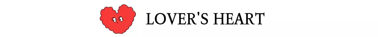 빨간색과 하얀색의 심플한 스타일 몽글몽글 귀여운 하트 일러스트 굿즈용