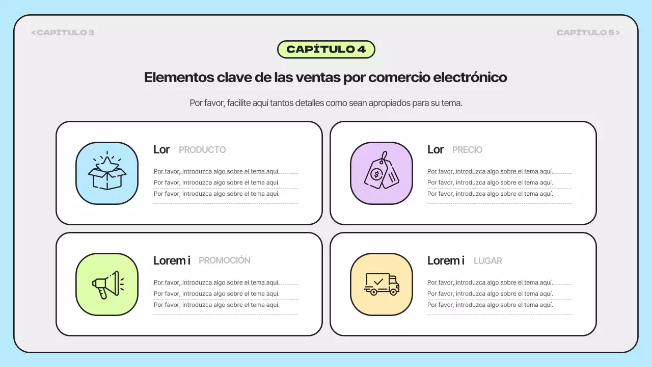Informes de investigación de mercado sencillos y con los colores del arco iris