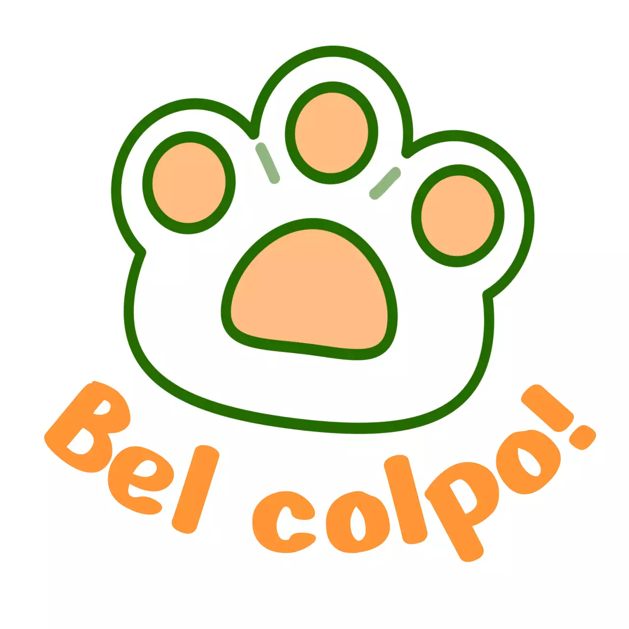 Dedicato alle mazze da golf con un concetto di illustrazione di un simpatico orso in verde e arancione