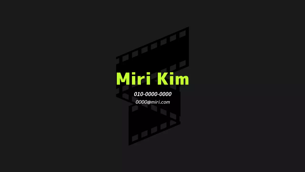 Black Modern Video Plan Document Presentation