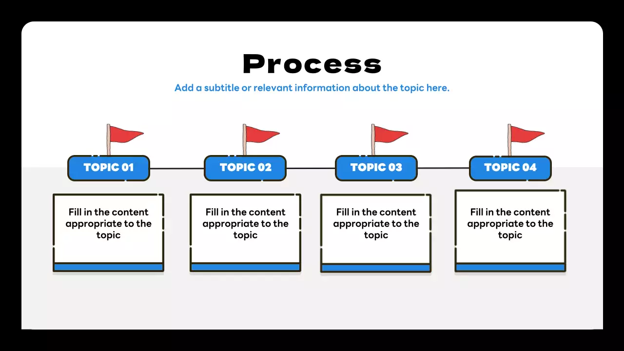 Blue and Black Simple Goals and Objectives plan proposal