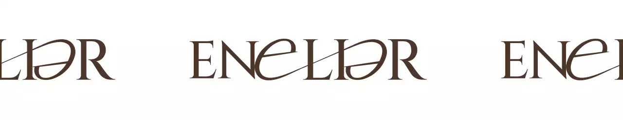 Para una tienda editorial de alto concepto con un logotipo de texto marrón oscuro