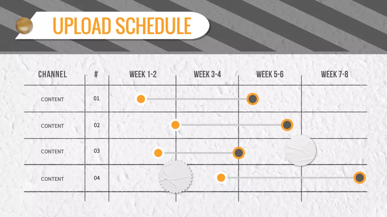 Grey and yellow trendy Video Content Planning Pitch