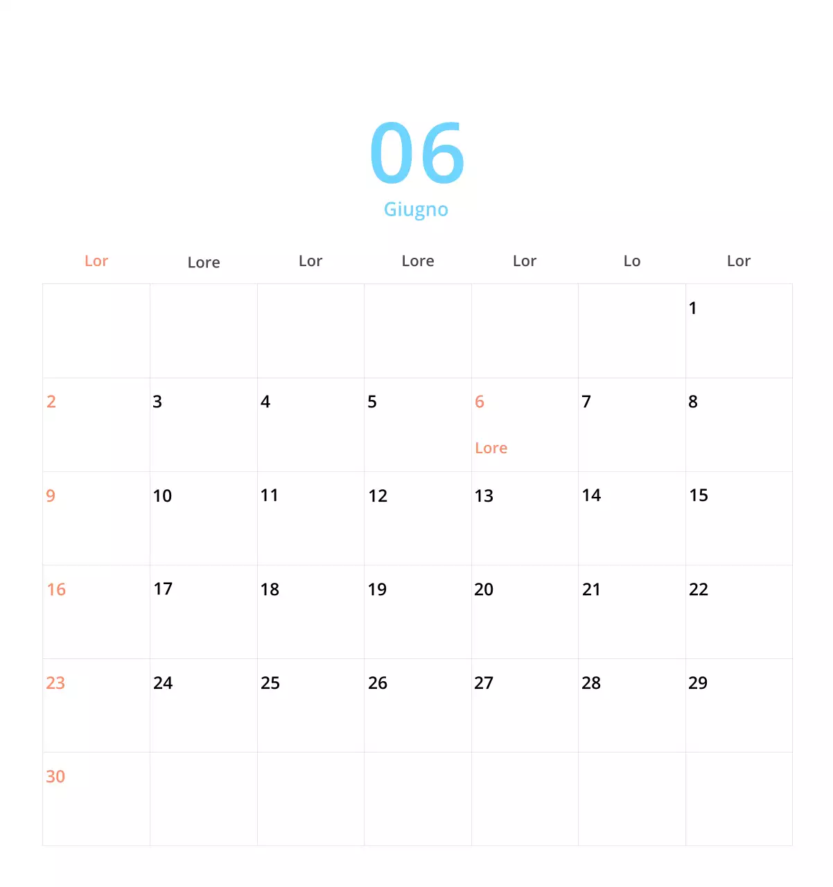 Simpatico calendario da tavolo illustrato verde a tema famiglia