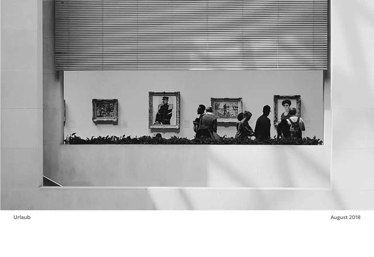 Ein Fotokalender mit klarem, urbanem Charakter