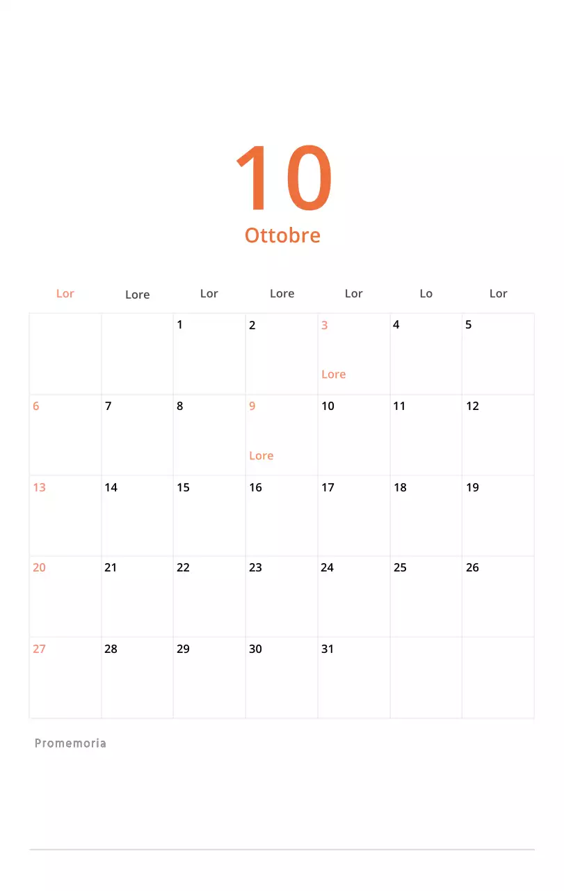 Simpatico calendario da tavolo illustrato verde a tema famiglia