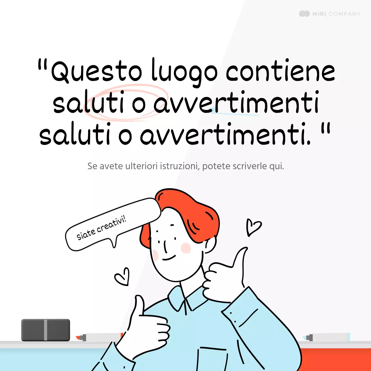 Spiegare come fare un bel riassunto in azzurro e bianco