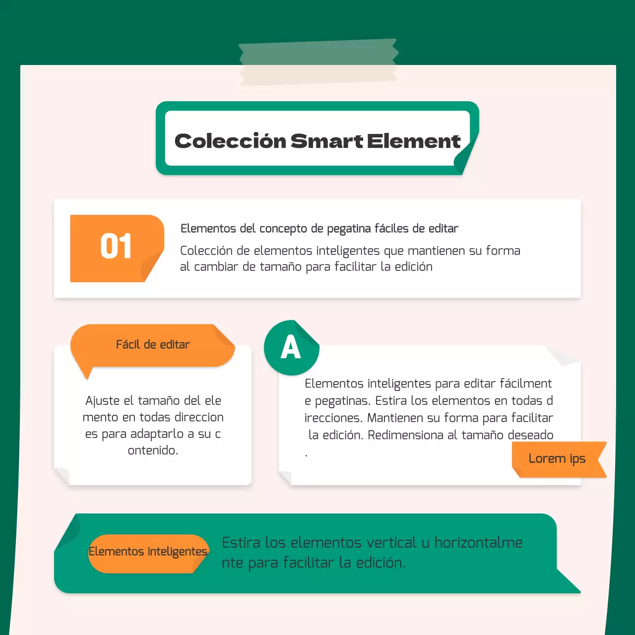 Un bonito concepto de pegatina naranja y verde para el medio ambiente CardNews
