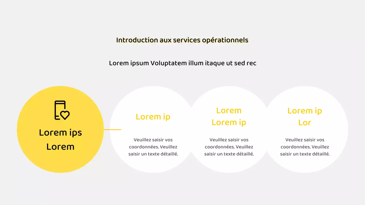 Rapport simple sur le tableau de bord des technologies de l'information sur fond jaune