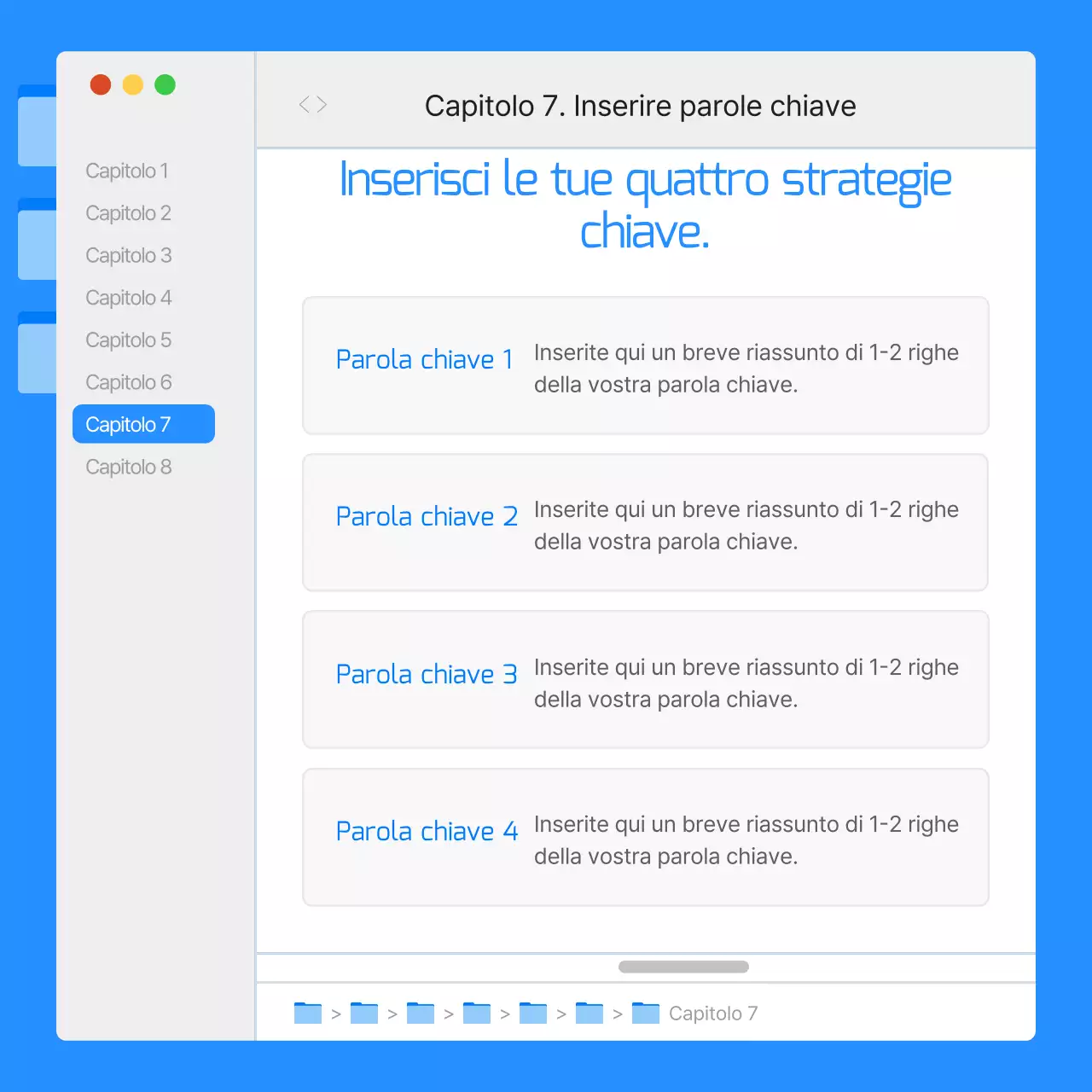 Rapporti semplici dell'interfaccia utente del monitor in blu e arancione