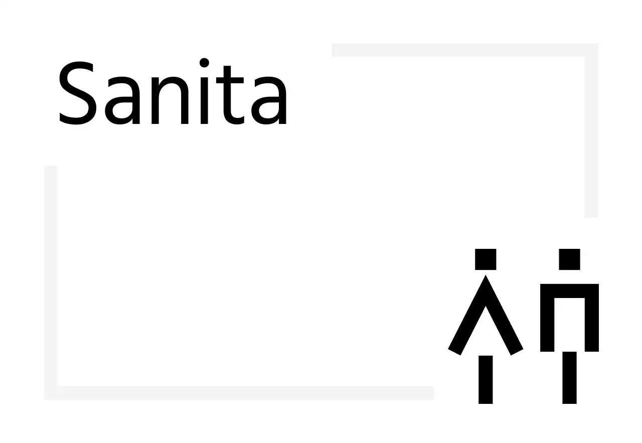 Sinalética simples com ícones de aspeto digital e texto de marcador de posição