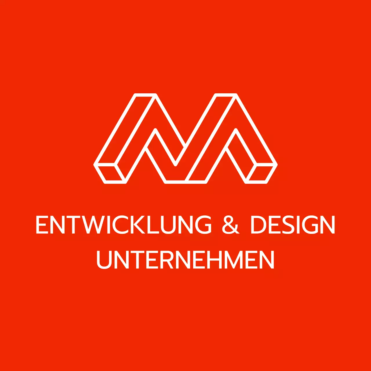 Einfaches Design Firmenschild