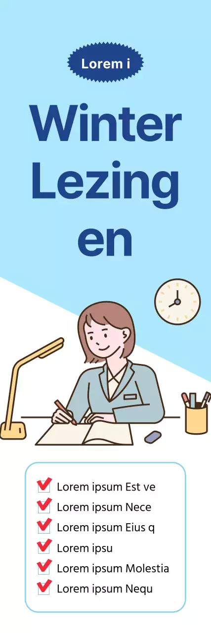 Promoot speciale aanbiedingen met een lichtblauwe, witte achtergrond voor een strakke uitstraling