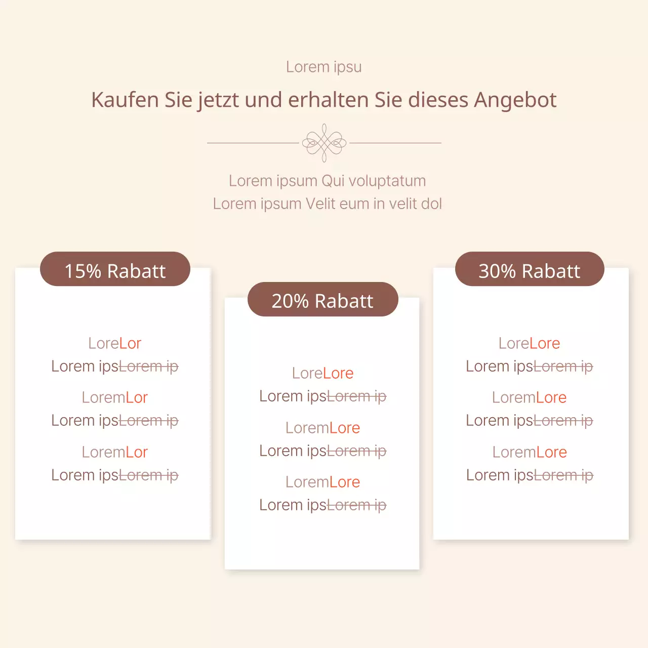 Elegante Hochzeitsgeschenkanzeige auf elfenbeinfarbenem Hintergrund