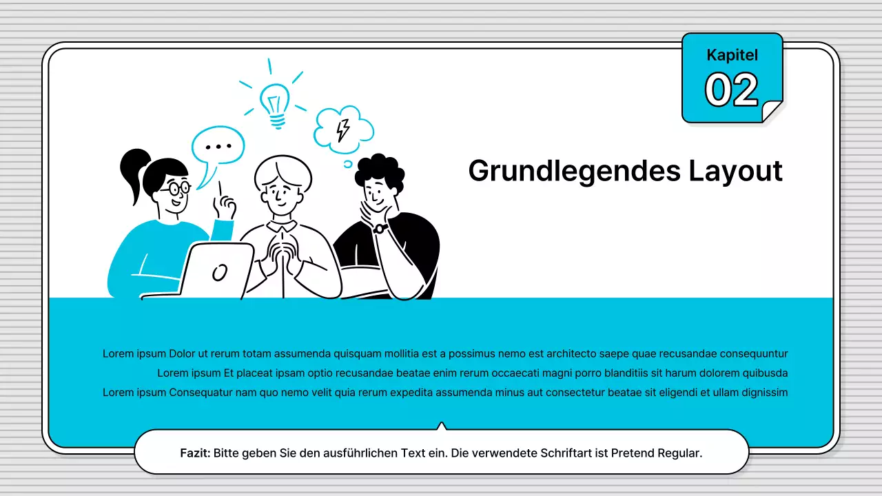 Blue's leicht zu bearbeitender, einfacher Business-Illustrationsstil