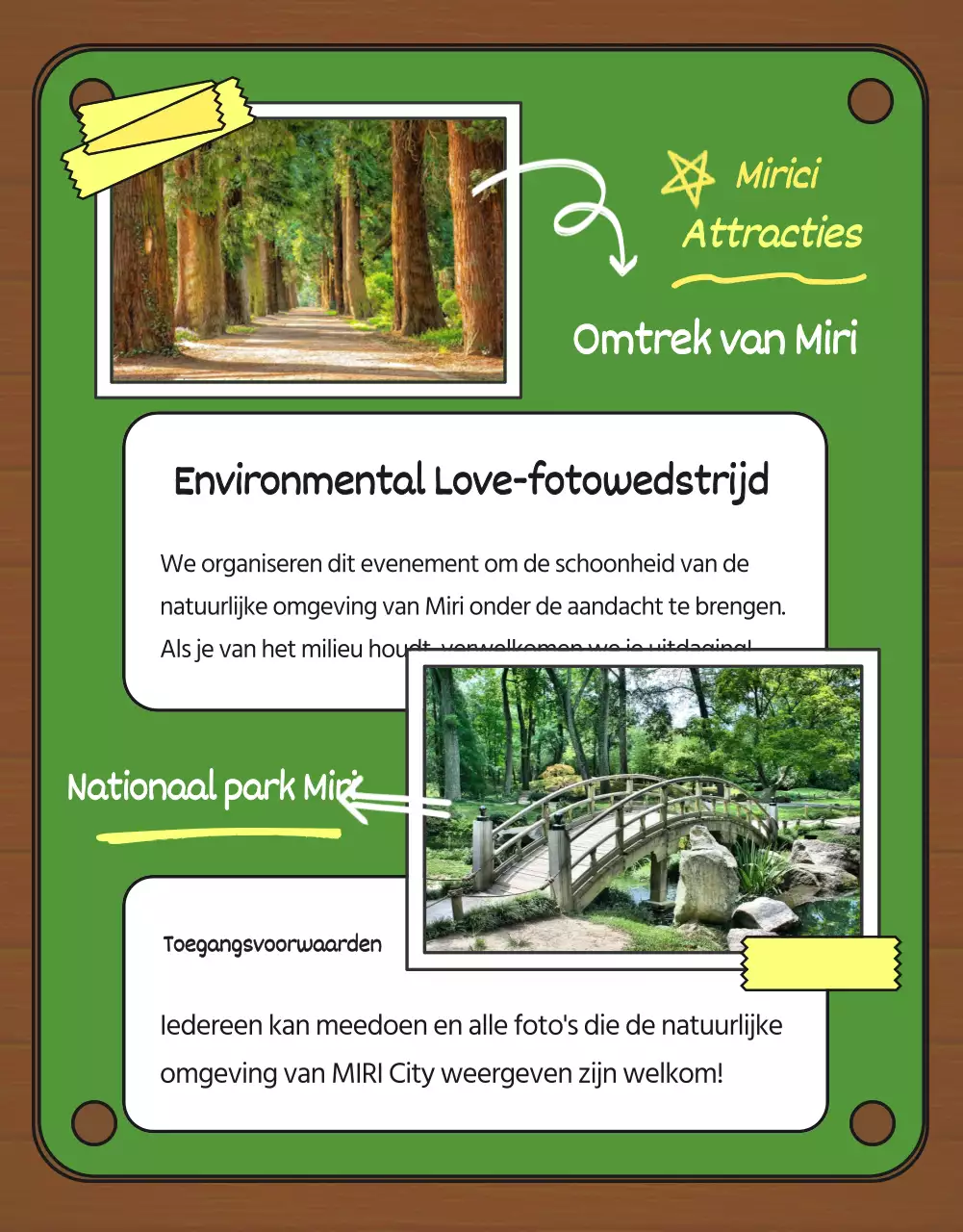 Groen Natuurlijk Vlakke Illustratiestijl Natuur Milieu Liefde Fotowedstrijd
