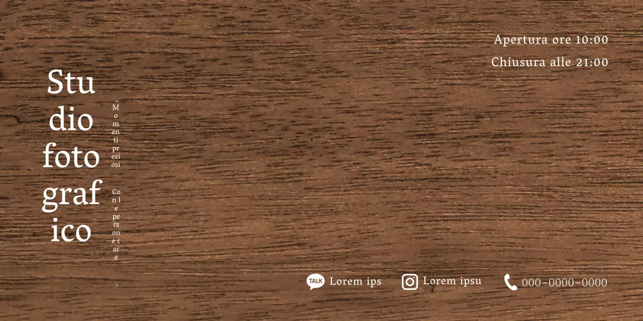 Design di studio fotografico emozionale con linee rettangolari bianche e arrotondate