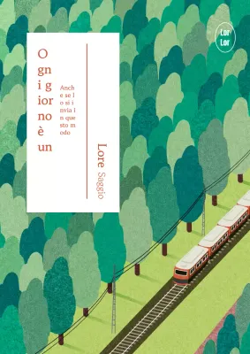 Copertina del libro in saggina naturale in verde e arancione