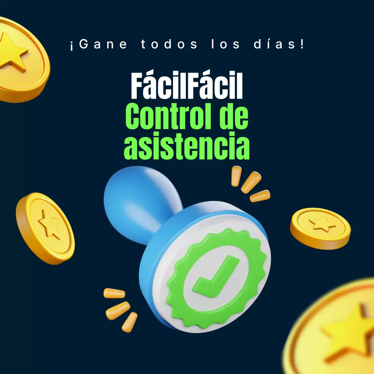 Promover un acto de asistencia kitsch y chartreuse