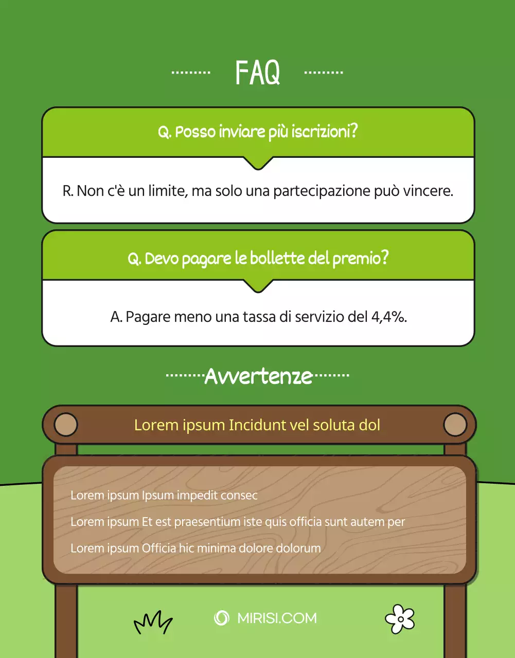 Verde Naturale Stile illustrazione piatta Natura Ambiente Amore Concorso fotografico