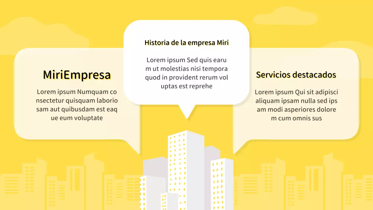 Informe simple del Cuadro de Mando de TI con fondo amarillo