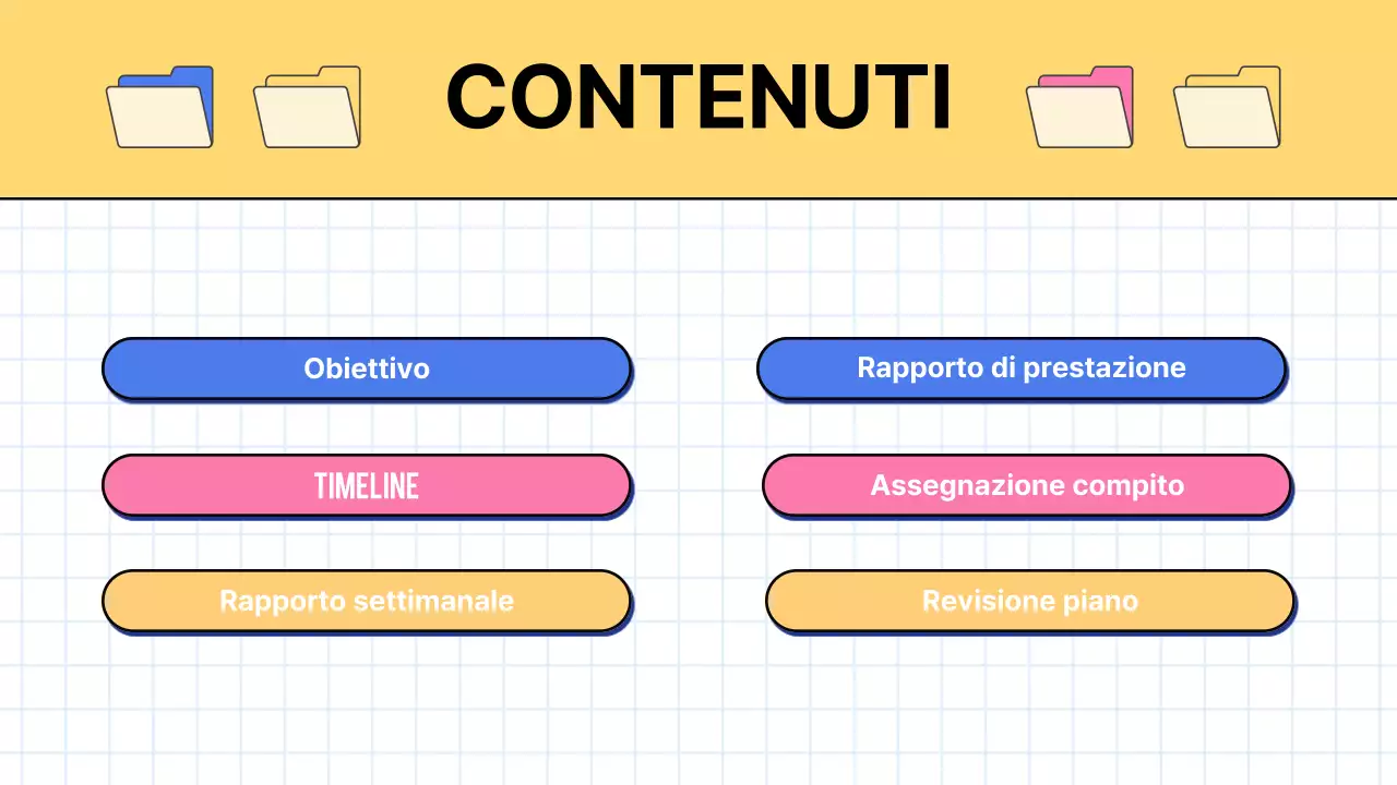 Verbale di marketing di tendenza in giallo e bianco
