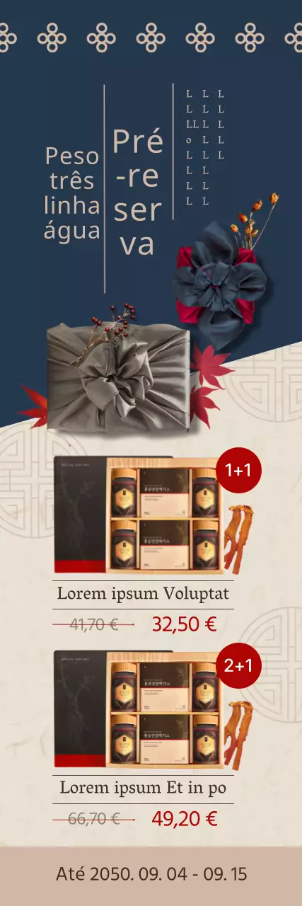 Evento de pré-encomenda de presentes tradicionais do Chuseok em namseok