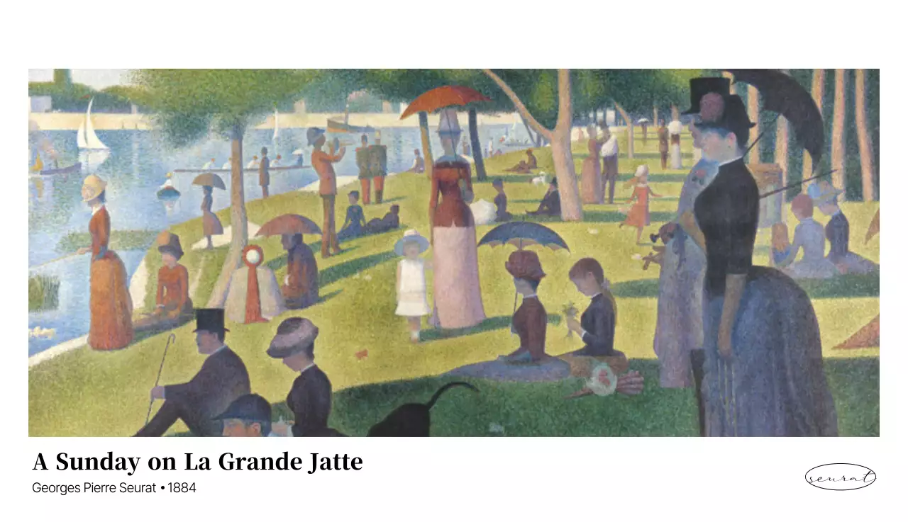 黒とグレーのシンプルでクラシックな名画。