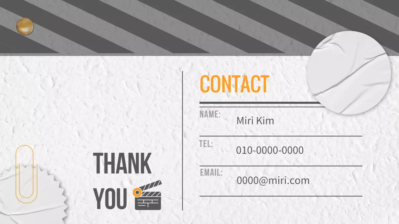 Grey and yellow trendy Video Content Planning Pitch