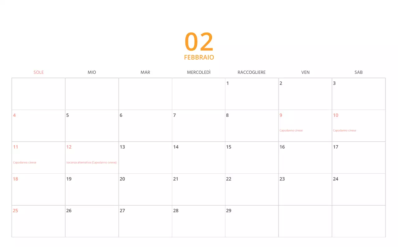 Simpatico calendario da tavolo illustrato verde a tema famiglia