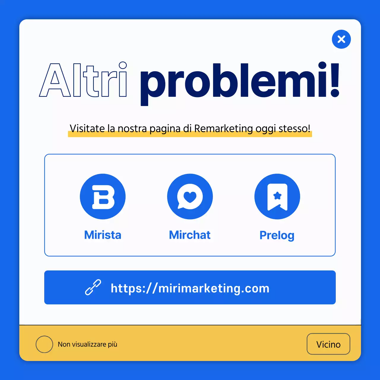 Spiegazione delle informazioni per un semplice disegno scuro di blu e giallo