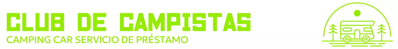 Logotipos de marcas de colores vivos asociados al camping