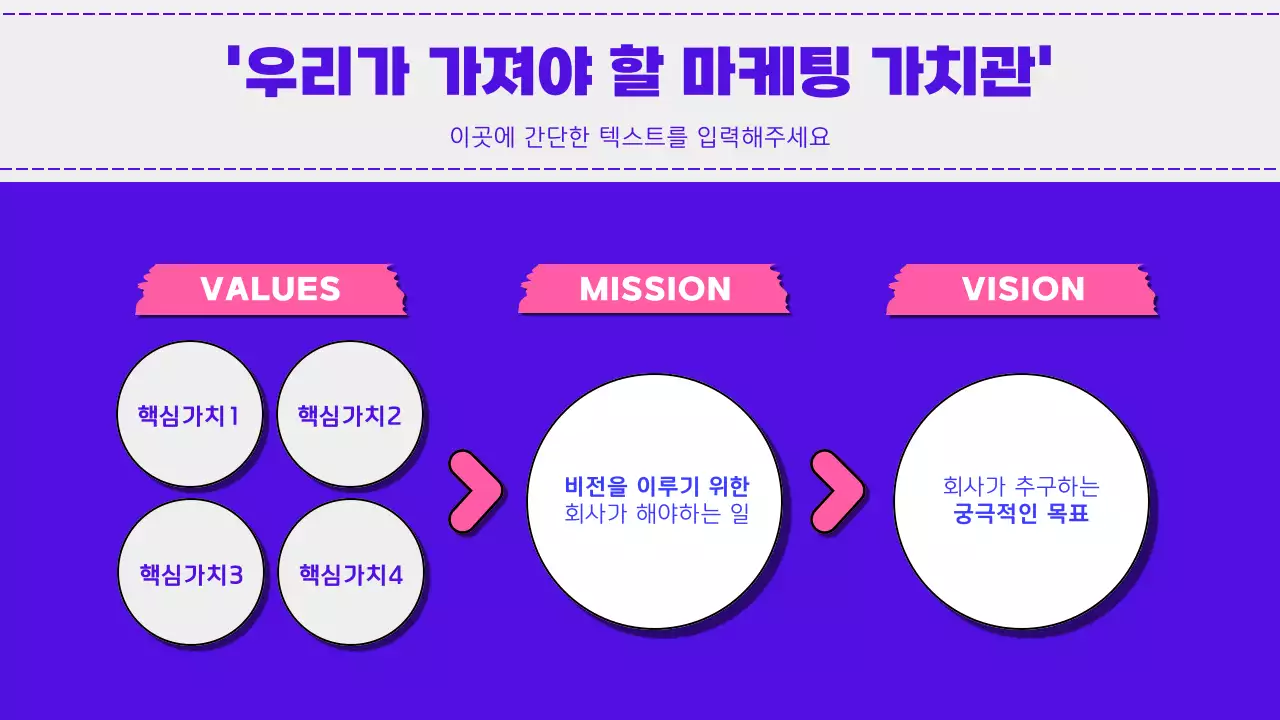 네온색의 키치한 마케팅 세미나 교육자료